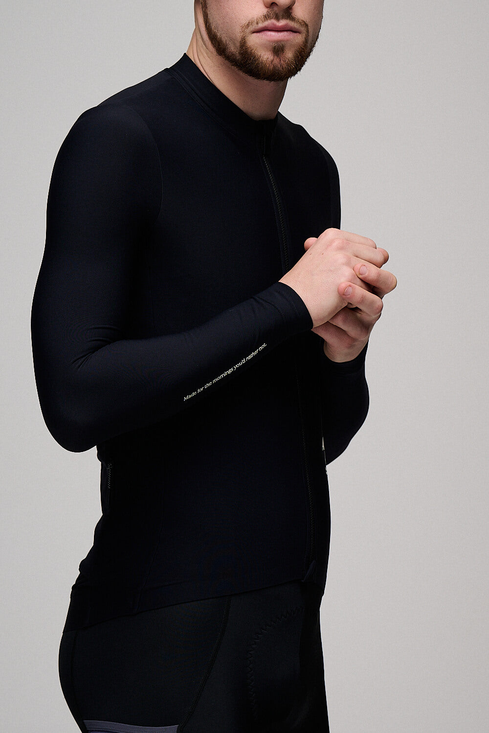 Off-Season Long Sleeve Cycling Jersey | Black