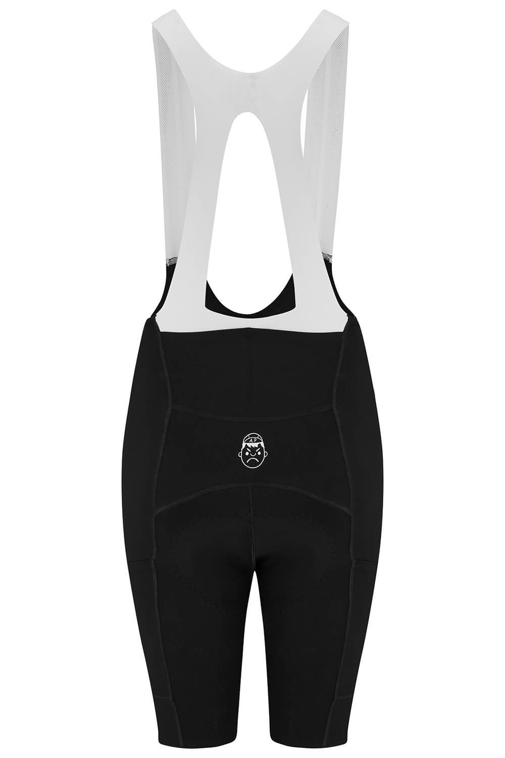 Women's Black Cycling Cargo Bib Shorts