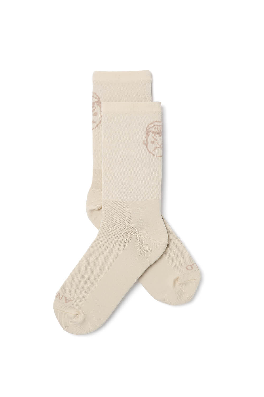High Top Classic Sand Cycling Socks