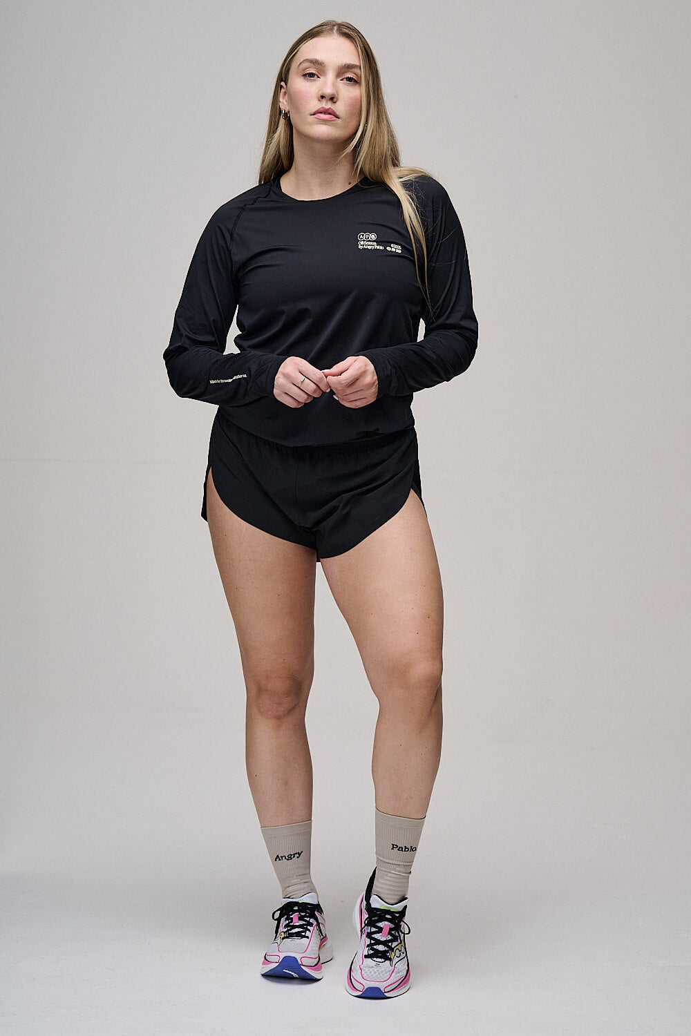 Off-Season Long Sleeve Running Tee | Black