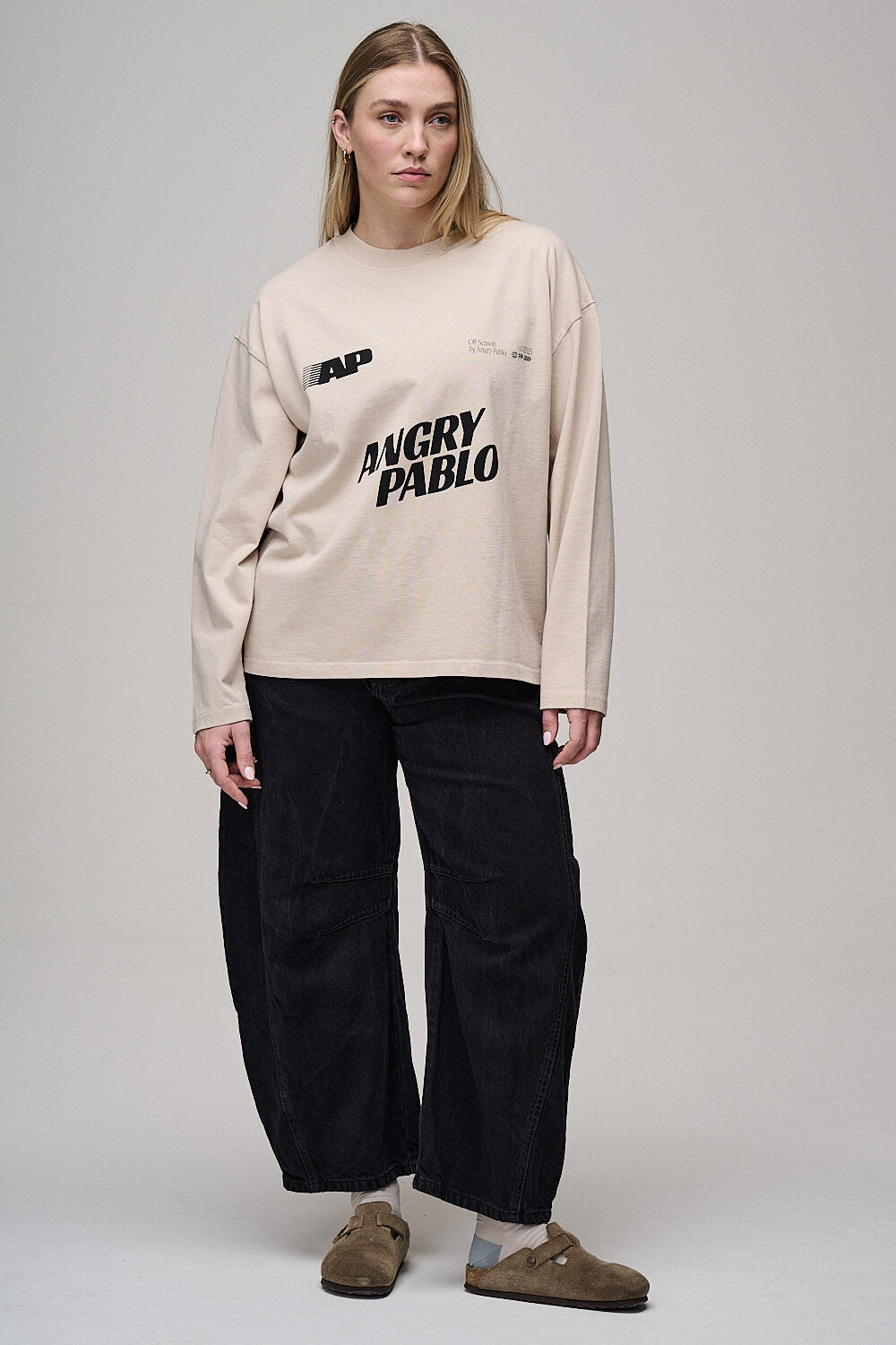 Off-Season Heavy Long Sleeve Tee | Sand