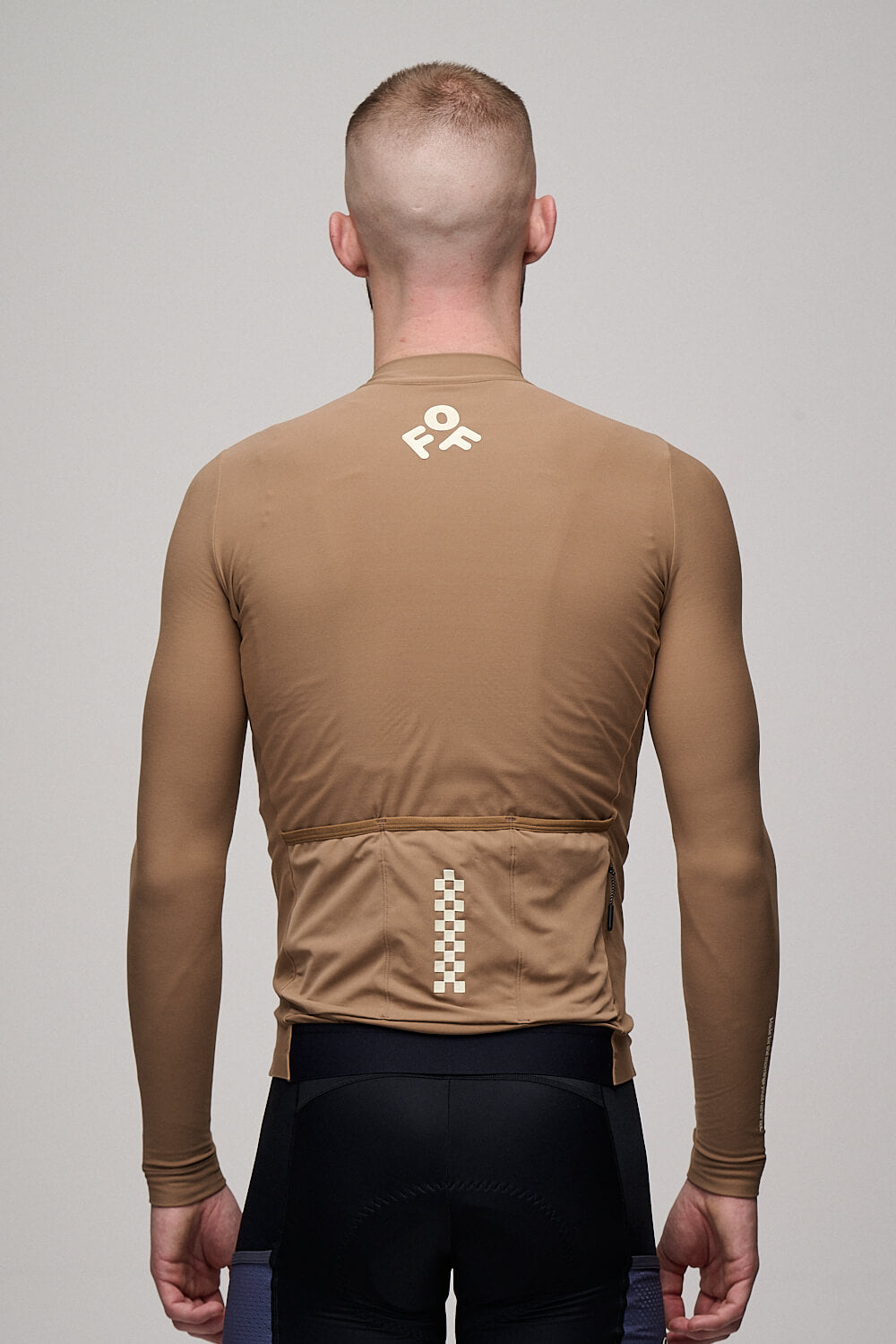 Off-Season Long Sleeve Cycling Jersey | Mocha