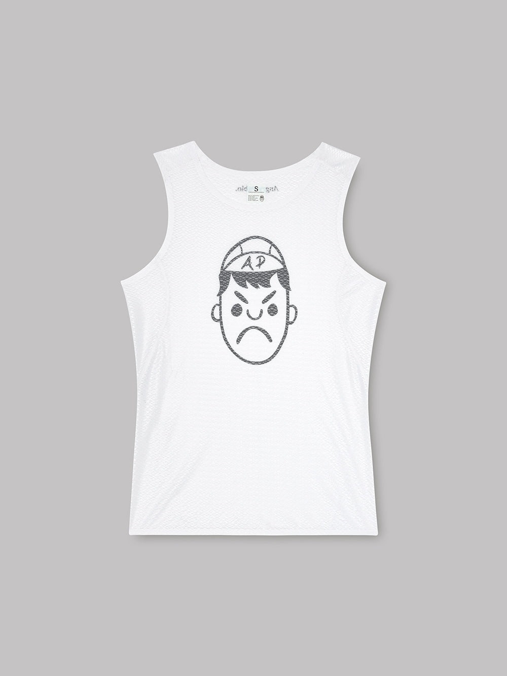 White Mesh Cycling Base Layer