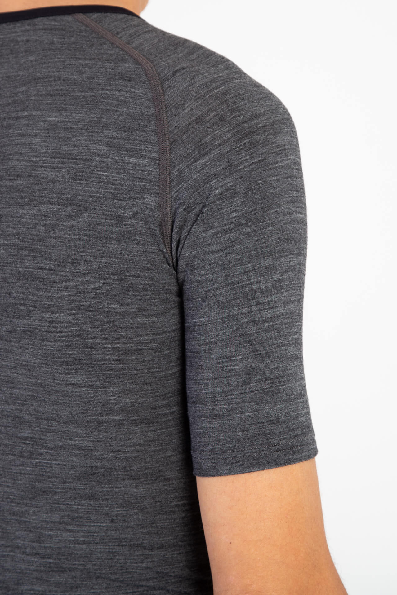 Wool Cycling Base Layer [Short Sleeve] | Graphite